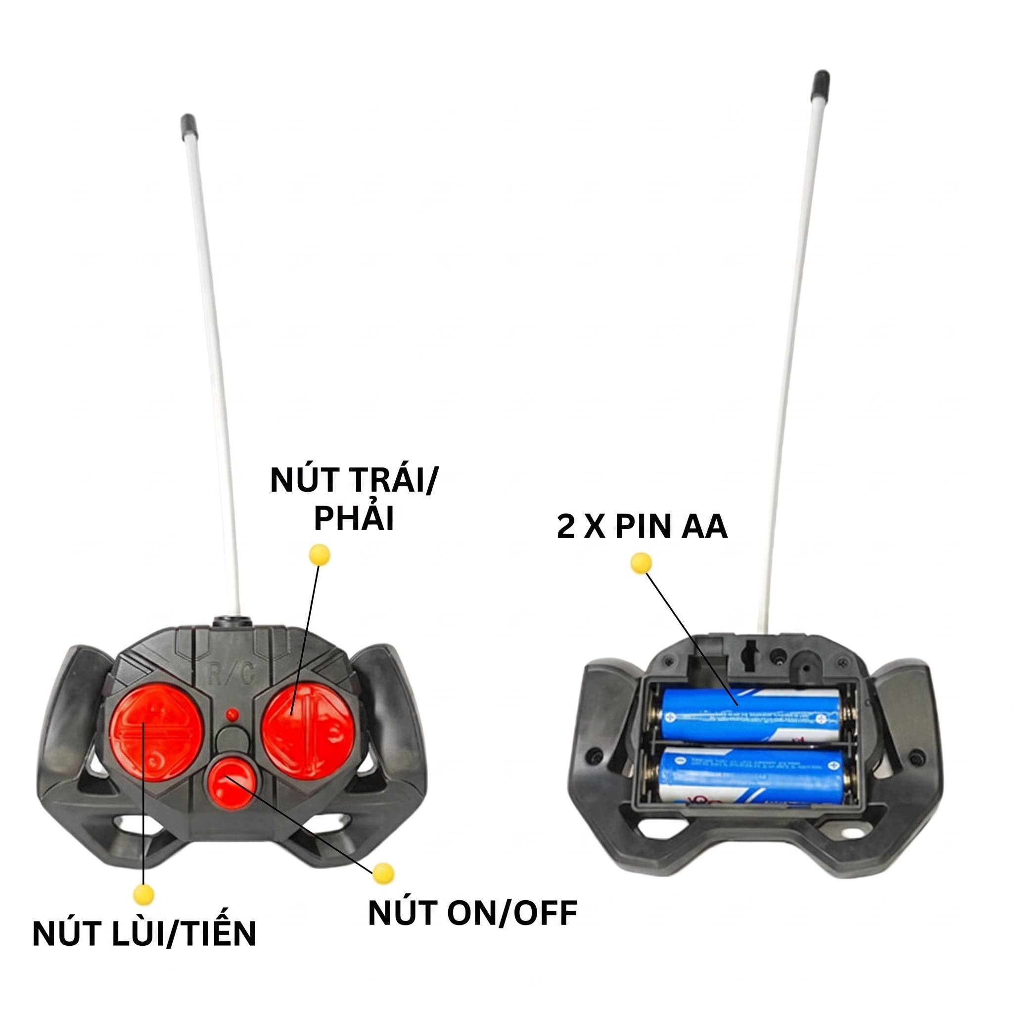Xe điều khiển dùng pin 888-8c TLP01